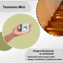 Ver imagem 4 de 11 Balizador de Parede Branco Mini Embutido Garagem Lup75