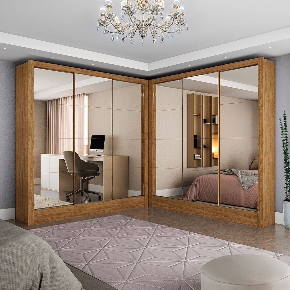 Closet Casal Duplo Dubai 6 Portas Premium 6 Gavetas | MadeiraMadeira