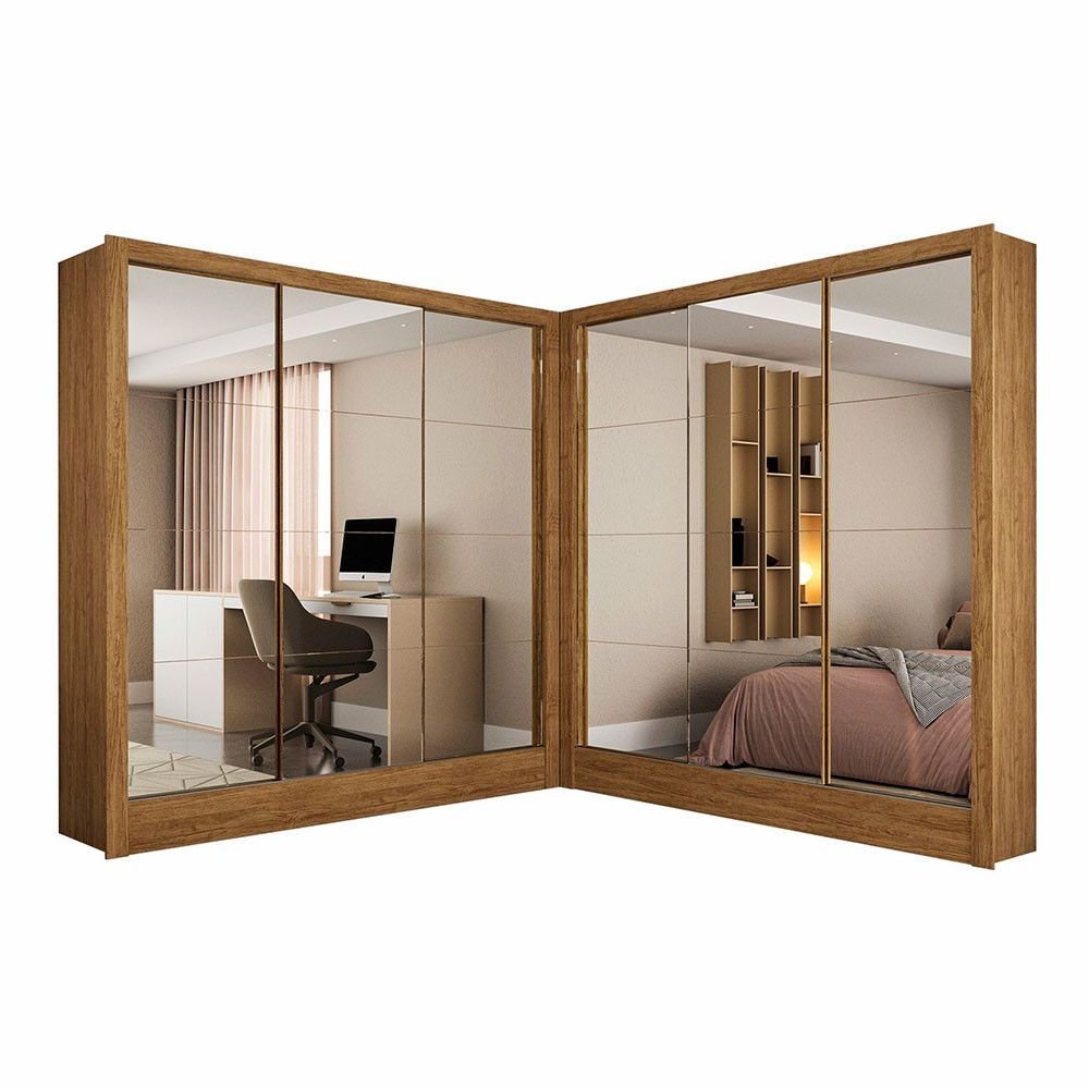 Closet Casal Duplo Dubai 6 Portas Premium 6 Gavetas | MadeiraMadeira