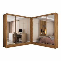 Closet Casal Duplo Dubai 6 Portas Premium 6 Gavetas - 3