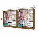 Ver imagem 5 de Closet Casal Duplo Dubai 6 Portas Premium 6 Gavetas
