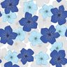Papel de Parede Flores Daisy Blue - 0,58 x 2,50 metros - 1