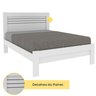 Cama Casal 100% MDF Safira - 5