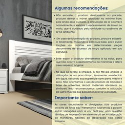 Cama Casal 100% MDF Safira - 8