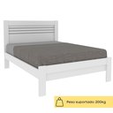 Ver imagem 5 de Cama Casal 100% MDF Safira Branco/Neve