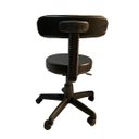 Ver imagem 3 de Cadeira Mocho Giratória Para Clinicas Base Preta Preto