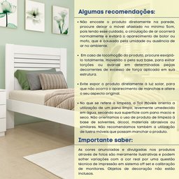 Cama Solteiro 100% MDF Safira - 5