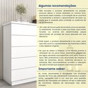 Ver mais imagens de Cômoda 5 Gavetas 86cm Premium Branco/Neve