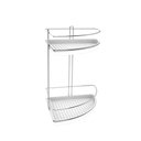 Ver imagem 1 de Porta Shampoo de Canto Duplo Aço com Fundo Plástico - Stolf Branco