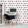 Papel de Parede Naipes Poker - 0,58 x 3,00 metros - 2
