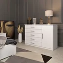Ver imagem 1 de Cômoda 5 Gavetas 1 Porta Veronna Tcil Móveis