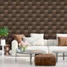 Papel de Parede Fuadi Brown - 0,58 x 2,50 metros - 2