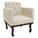 Ver imagem 4 de Kit Diva Recamier Diana 140cm Lado Esquerdo e 01 Poltrona Classic Suede - Doce Sonho Móveis RECAMIER