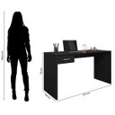 Ver imagem 3 de Mesa para Computador com 1 Gaveta Gávea Preto