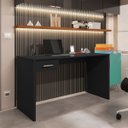 Ver imagem 5 de Mesa para Computador com 1 Gaveta Gávea Preto