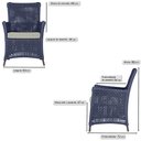 Ver imagem 2 de 4 Poltronas Igapó Alumínio Micro Pintura Marrom Corda Náutica Estofado 3