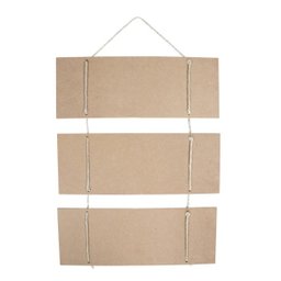 Placa Decorativa Cantinho Churrasco Mdf Com Corda 70x40 Cm - 2