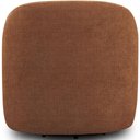 Ver imagem 7 de Kit 02 Poltronas Giratórias Orgânica para Sala Living Heidy F04 Linho Tramado Terracota - Lyam