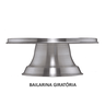 Bailarina de Alumínio Para Decorar Bolos 30 cm - 2