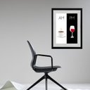 Ver imagem 2 de Quadro Café Vinho Am Pm - 60x48cm:madeira Preta
