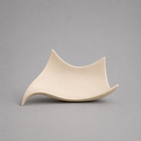 Centro de Mesa Classic Decorativo de Cerâmica para Sala e Mesa Off White
