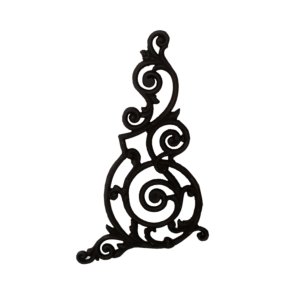 Grade Ferro Fundido Arabesco Portão Varanda Sacada 51x80cm