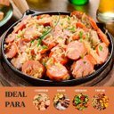 Ver imagem 3 de Bifeteira Lisa Redonda 26cm Cabo Madeira Panela Mineira