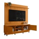 Ver imagem 2 de Estante Home Theater Siena Cinamomo para Tv até 75” com Rodízios - Madetec