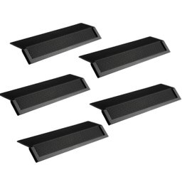 Kit 5 Puxador Moveis Citizen 45 Graus G Preto Fosco Zen - 1