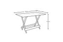 Ver imagem 7 de Conjunto Dobrável 120x70 com 4 Cadeiras - Imbuia - Btb Móveis