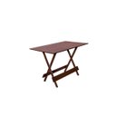 Ver imagem 5 de Conjunto Dobrável 120x70 com 6 Cadeiras - Imbuia - Btb Móveis