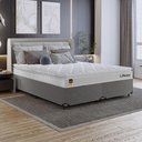 Ver imagem 5 de Cama Box Queen Cinza + Colchão Life D33 Pillow Top 56x158x198cm Branco- e-Shop Casa