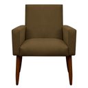 Ver imagem 6 de Kit 2 Poltronas e Puff Sala e Quarto Nina Suede Herrero Cor:marrom Claro