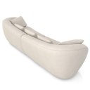 Ver imagem 6 de Sofá 3 Lugares para Sala Living Orgânico 212cm Eça P08 Veludo Bege - Lyam Decor