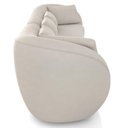 Ver imagem 7 de Sofá 3 Lugares para Sala Living Orgânico 212cm Eça P08 Veludo Bege - Lyam Decor