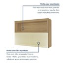 Ver imagem 4 de Cozinha Modulada 4 Peças Ripado 100% MDF Marquesa
