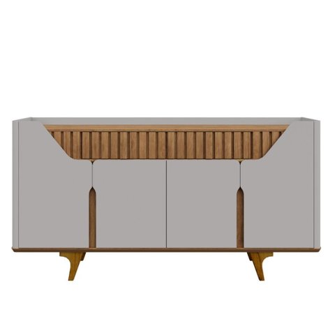 Aparador Buffet Danubio 4portas Off White Cinamomo Bechara