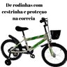 Bicicleta Infantil Aro 16 com Cestinha Elite Cor Branca - 4