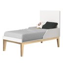 Ver imagem 6 de Dormitório Completo Infantil Classic 2 Portas, Cômoda 6 Gavetas, Berço Branco Fosco com Pés Madeira