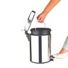 Conjunto de Lixeiras Inox 5 Litros com Pedal - Member's Mark - 2