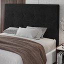 Ver imagem 2 de Cabeceira Cama Box Casal Queen Size Luana 160cm Veludo Preto - Desk Design