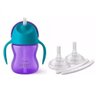Copo Bebê Treinamento Dinossauro 200ml Philips Avent - Roxo - Roxo - 7