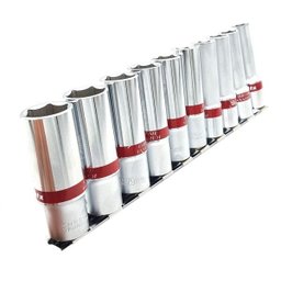 Jogo Soquetes Longos 1/2 Sextavados 10 a 22mm - 1