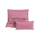 Ver imagem 1 de Cobre Leito King Urbany Bordado Hipercal 400 Fios 7 Peças - Rose