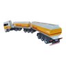Carreta Scania R450 Tanque Shell Rodotrem Madeira Miniatura - 9