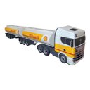 Ver imagem 4 de Carreta Scania R450 Tanque Shell Rodotrem Madeira Miniatura