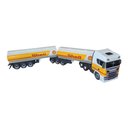 Ver imagem 6 de Carreta Scania R450 Tanque Shell Rodotrem Madeira Miniatura