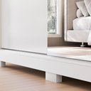Ver mais imagens de Guarda Roupa Casal Riva 2 Portas Deslizantes Flex com Espelho - Branco/Amendola