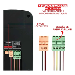 Porteiro Eletronico Residencial Interfone PT-270 Protection Controle De Acesso Preto - 9