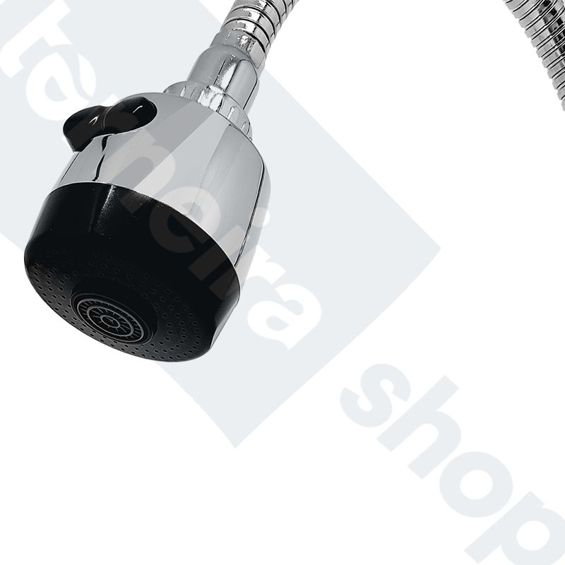 Torneira de Cozinha Gourmet Mesa Bancada Bica Móvel Flexível Inox Arejador 2 Jatos 1/4 de Volta C52 - 3